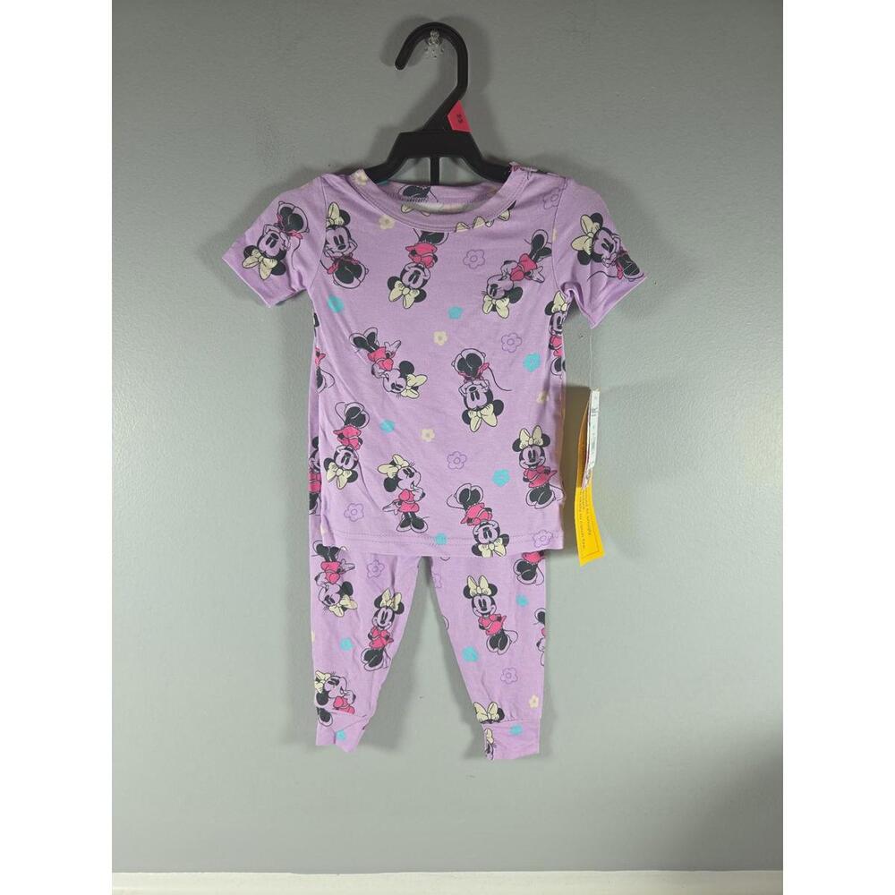 Minnie Mouse Girl's Pajama Set 18mo NEW Sleep Play Pink